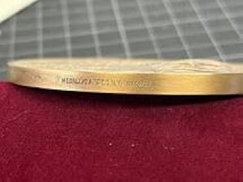 Amazon.co.jp: アポロ11号 月面着陸記念 大型メダル 銅製